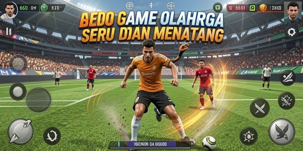 Tampilan permainan olahraga yang seru dan menarik di 66D.