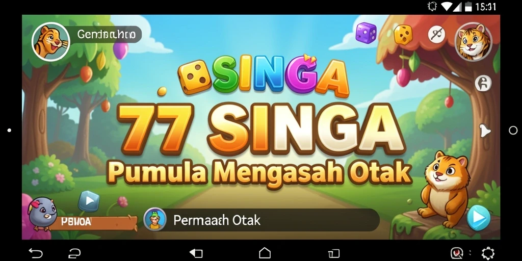 Tampilan gameplay seru dari 77SINGA yang menantang pemikiran.