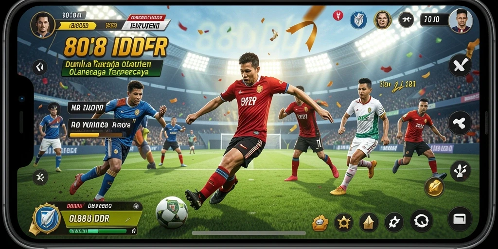 Tampilan antarmuka yang menarik dari aplikasi Sportsbook 888IDR.
