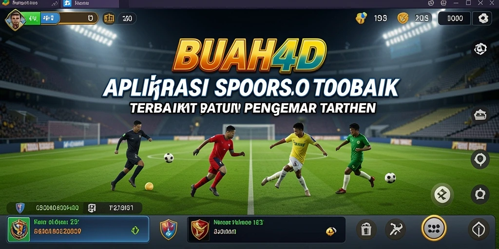 Tampilan utama BUAH4D menampilkan berbagai opsi taruhan olahraga.