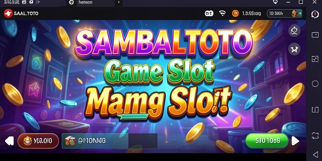 Screenshot SAMBALTOTO menampilkan gameplay Slot yang seru dan menguntungkan.