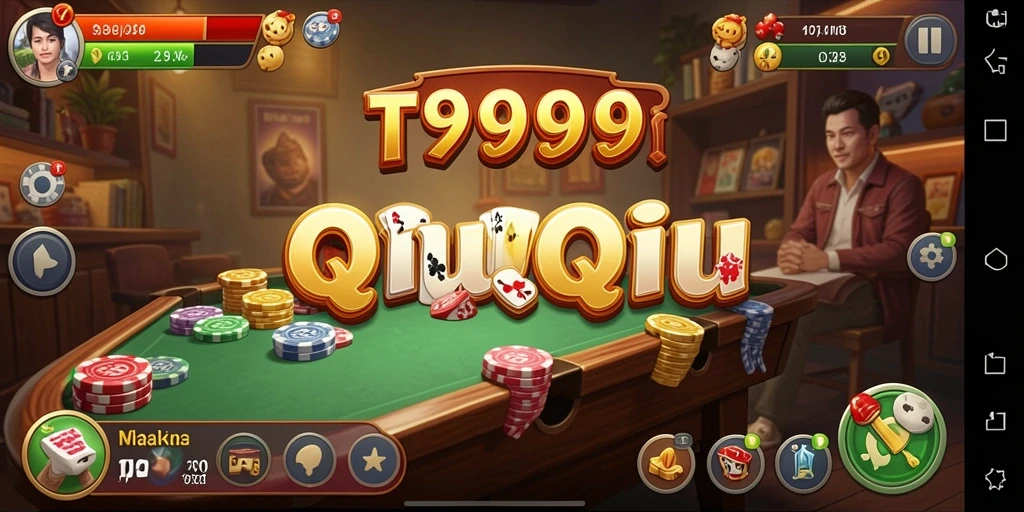 Tampilan menarik dari gameplay T9999 QiuQiu yang seru.